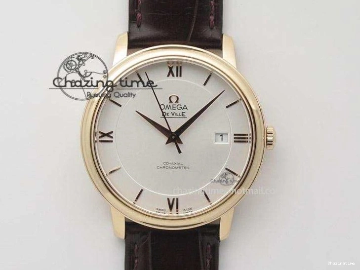 0517 Sophisticated Planet Ocean Master Chronometer Chrono SS OM 1:1 Best Edition Orange On SS Bracelet A 8156